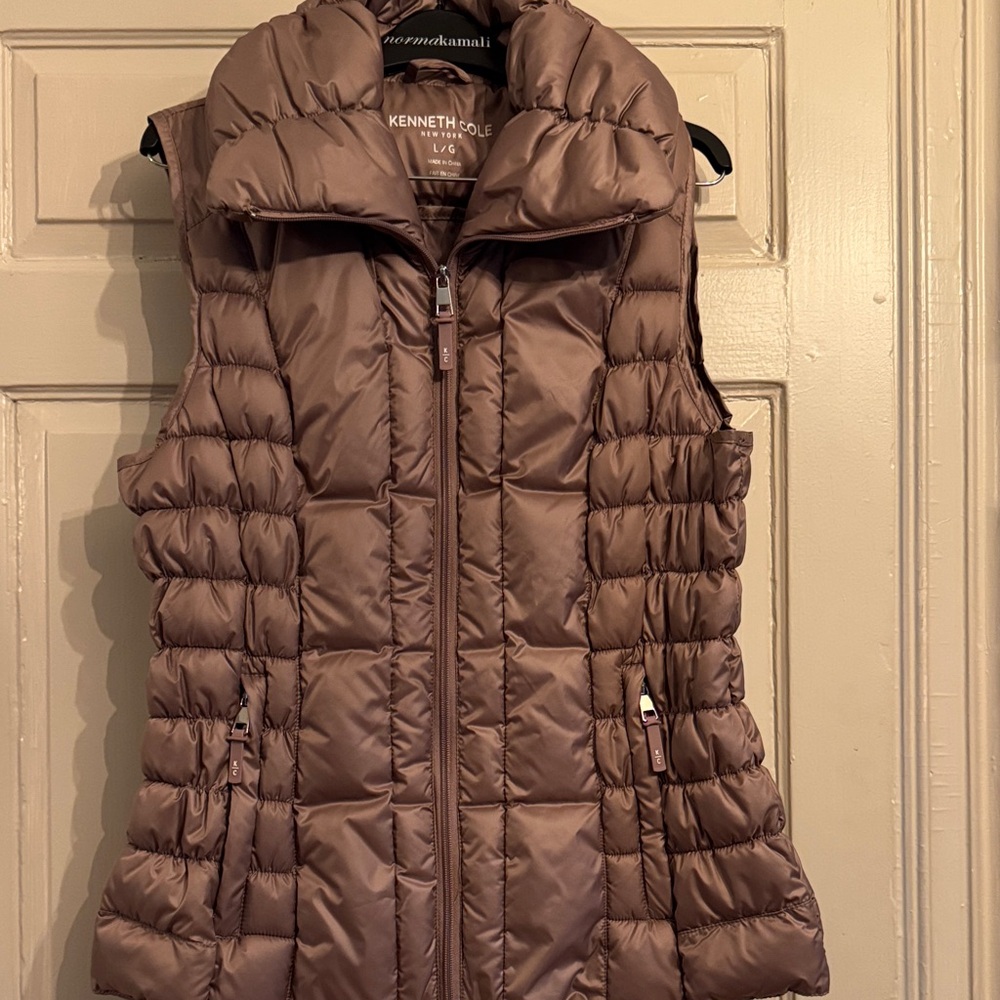 Kenneth Cole Women's Chocolate Quilted Vest